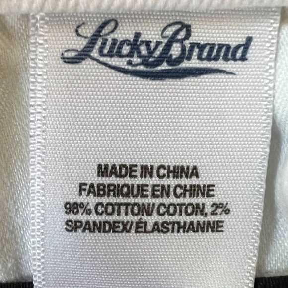 Lucky Brand White Charlie Skinny Jeans Sz. 8 - Picture 12 of 14